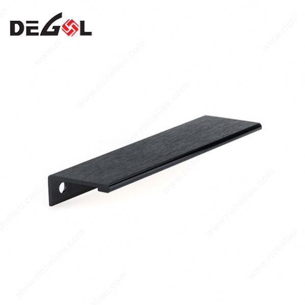 Tirador de perfil de borde de aluminio de buena calidad para gabinete de cocina