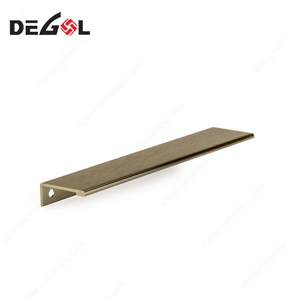 Tirador de puerta con pie Tirador de borde de aluminio