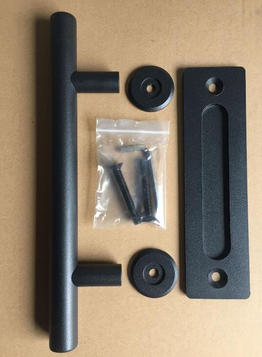 Tirador de puerta y tirador SSS y NEGRO