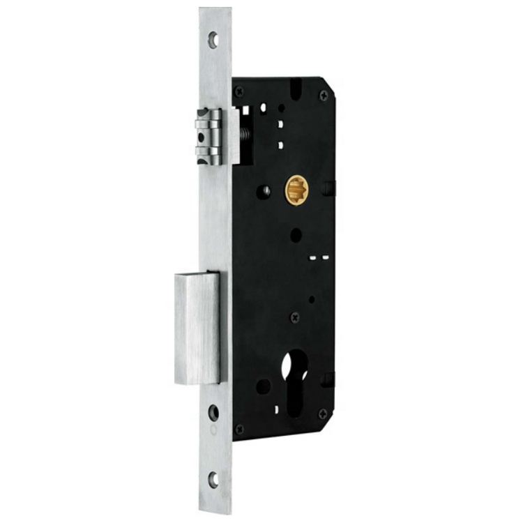 seguro cilindro de cerradura de embutir de acero inoxidable puerta de madera mute conjunto de cerradura de embutir