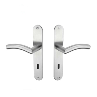 Manija de puerta chapada en aleación de zinc