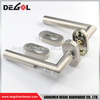 Manija de puerta europea tipo palanca de tubo de luz LED de acero inoxidable, fabricante de China