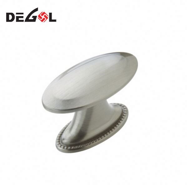 Pomo de puerta de níquel con cepillo de lujo hexagonal, nuevo producto