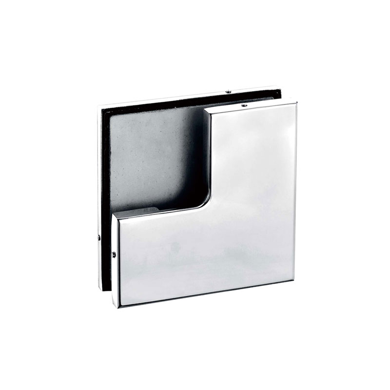 Montaje de parche de puerta de vidrio de acero inoxidable de f&aacute;brica