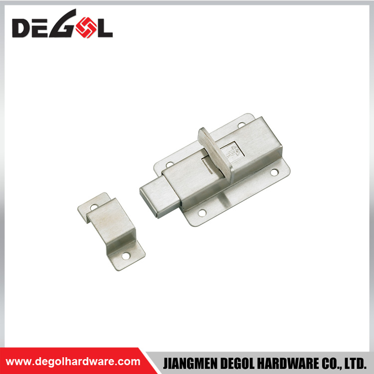 Perno de puerta de seguridad con indicador de cerradura de puerta de acero inoxidable de 69*41mm 