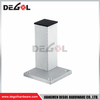 Gran oferta, patas de muebles de aluminio con cilindro elegante para mesa de vidrio