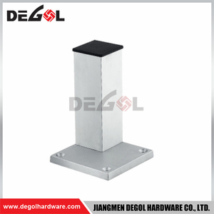 Gran oferta, patas de muebles de aluminio con cilindro elegante para mesa de vidrio
