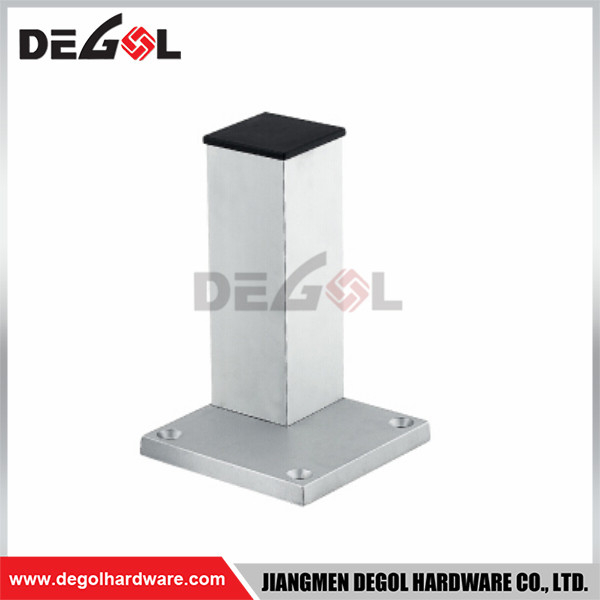 Gran oferta, patas de muebles de aluminio con cilindro elegante para mesa de vidrio