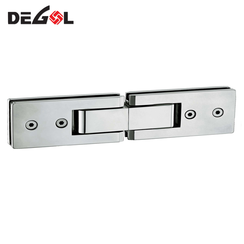 Abrazaderas y bisagras de vidrio de acero inoxidable montadas en la pared para ducha de baño GC1007