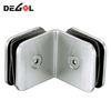 Clips de acero inoxidable de 90 grados GC1005 para abrazadera de vidrio