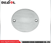 SP1031 Inodoro de placa redonda sin palabras con señal de empuje de metal de acero inoxidable personalizado