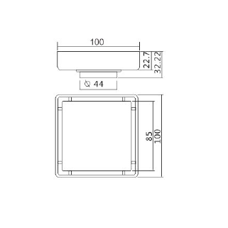 XG-320AY1 Drenaje de piso de acero inoxidable 304 con trefilado de 2,0 mm de espesor para baño y cocina
