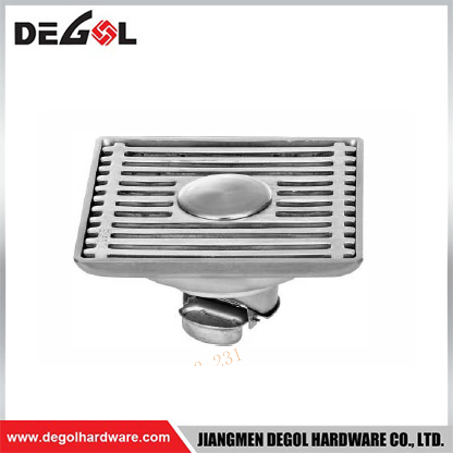 XG-330AF1 Trefilado 304 Acero inoxidable Drenaje de piso de 3,0 mm de espesor para baño Cocina
