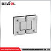 YC106 Bisagras de puerta de vidrio Cromo satinado Negro
