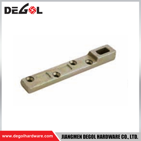 YE221 Herraje para puerta de cristal cromado satinado negro