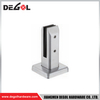 YD101 Soporte base para valla de piscina Cromo satinado Negro