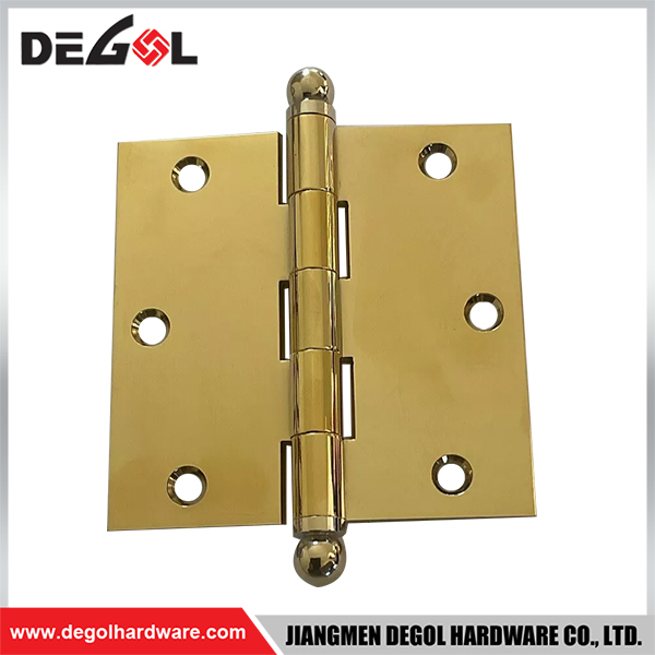 Bisagras de puerta de hierro dorado arena de 3*3 pulgadas fabricadas en China
