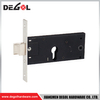 Cuerpo de cerradura de lengüeta única de acero inoxidable negro de 170*61,2*20 mm fabricado en China