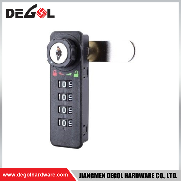DL0047 Herrajes para muebles Cerradura de paso para cajón de montaje lateral con llave