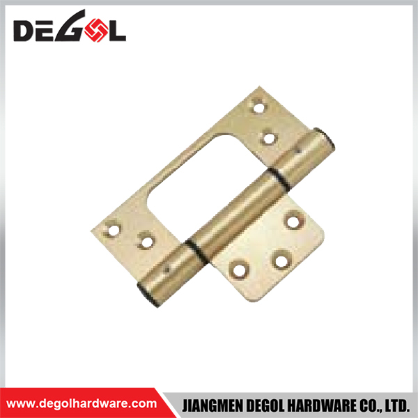 WHS1041 Bisagras sin ventana de 4 x 3 pulgadas, bisagras de ventana empotradas de alta resistencia, bisagras de ventana de acero inoxidable con tornillos, dorado