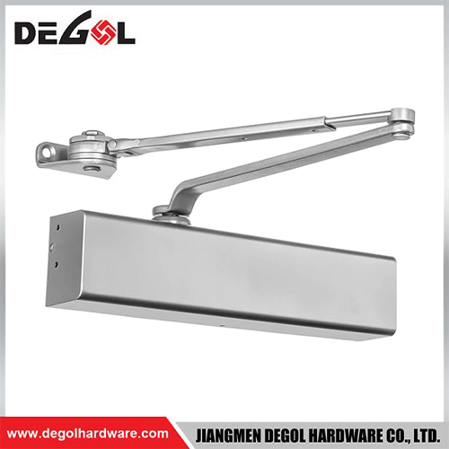 Muelle de puerta ajustable hidráulico de seguridad DCL1005 con resorte oculto de arriba, muelle de puerta automático