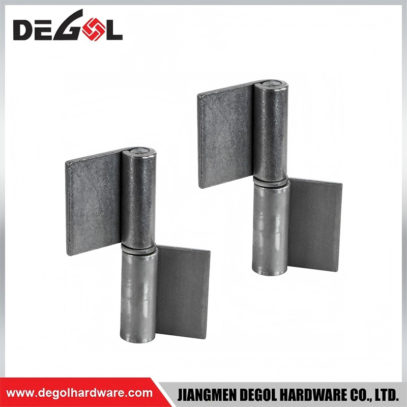Estructura giratoria flexible de las bisagras de puerta de la soldadura de acero para las piezas de la puerta de oscilación del metal