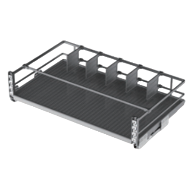 Las cestas extraíbles para gabinetes de cocina CPB115 se utilizan para almacenamiento en la cocina