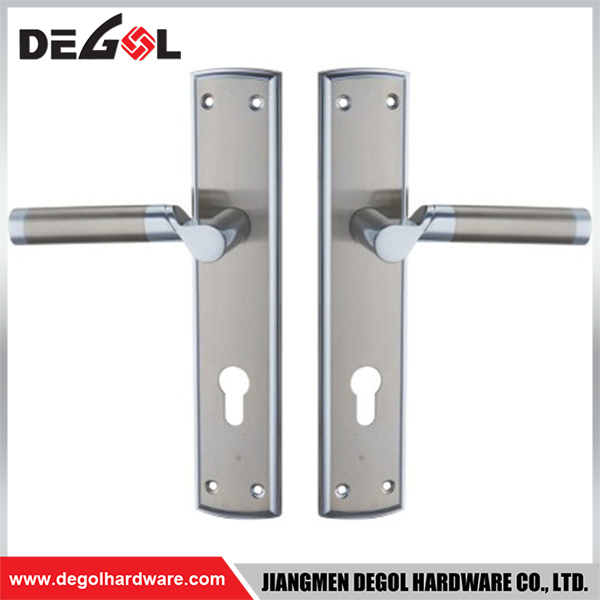 Manijas de puerta minimalistas modernas de acero inoxidable de 245*45*10*1,0mm manijas de puerta de palanca modernas en rosa