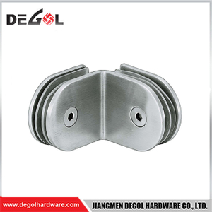Clips de acero inoxidable de 90 grados GC1005 para abrazadera de vidrio