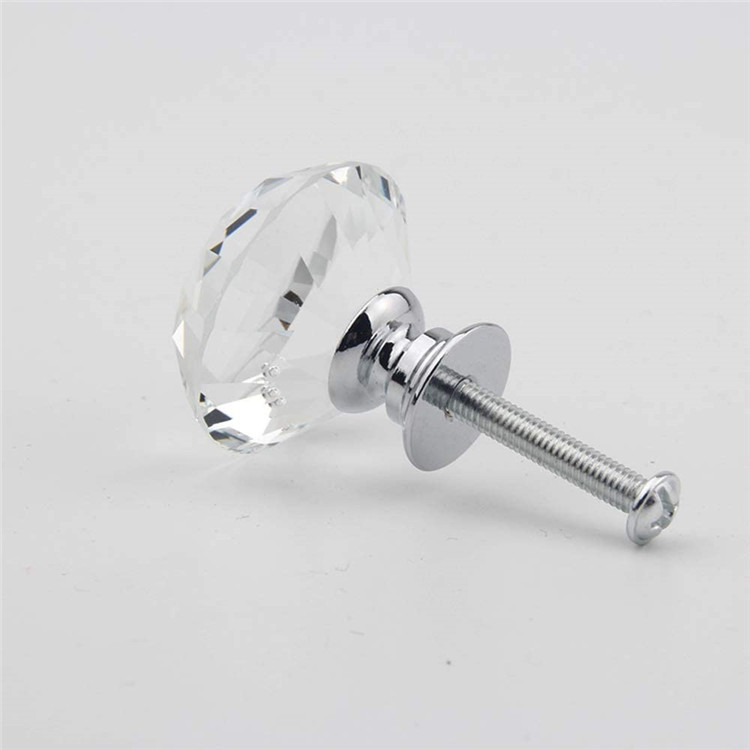 CK001 Tiradores de muebles de dormitorio de cristal de buena venta