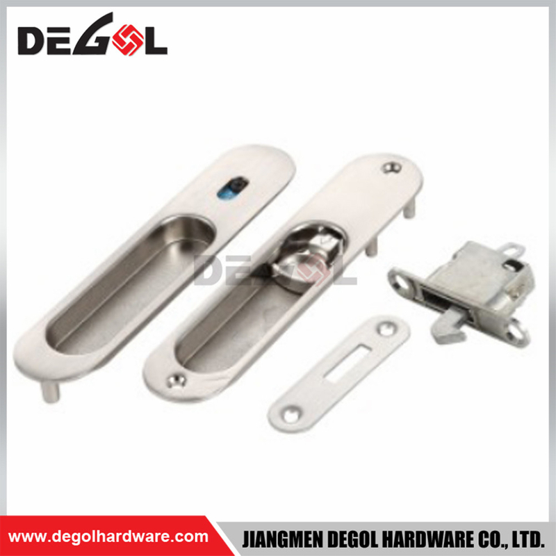 Cerradura de puerta corredera, cerradura de llave de aleación de zinc de estilo antiguo de latón antiguo, cerradura de puerta de madera deslizante