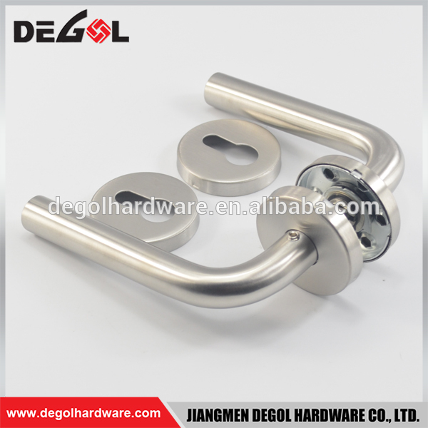 Manija de puerta de doble cara de acero inoxidable 201/304 de estilo americano caliente