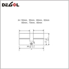 Cilindro euro antigolpes y antitaladro de alta seguridad con doble cilindro de 60 mm