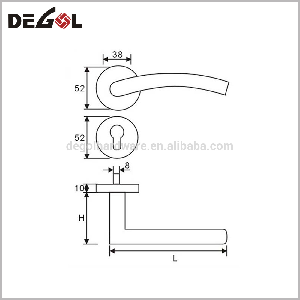 Tirador de puerta italiano tirador de puerta exterior antiguo para puertas de acero