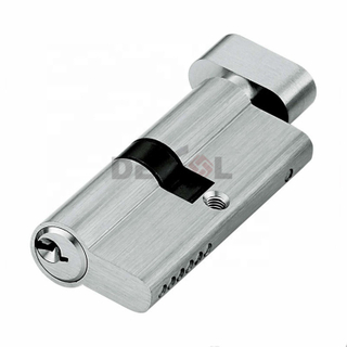Perilla de giro de zinc de 60 mm tipos de cilindro cerradura de cilindro de puerta