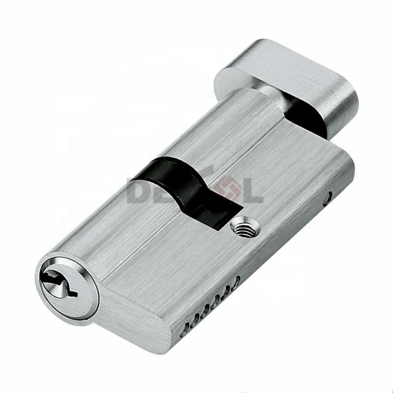 Perilla de giro de zinc de 60 mm tipos de cilindro cerradura de cilindro de puerta
