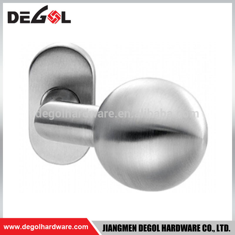 Perilla de puerta pequeña de diseño elegante perilla fija de puerta de acero inoxidable