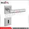 Tirador de puerta de acabado satinado euro Hotsale fácil de instalar tipo de palanca de puerta de acero inoxidable