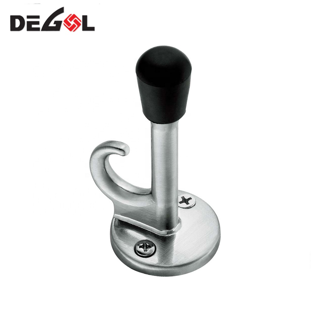Tapón de puerta de gancho de acero inoxidable montado en la puerta promocional de calidad superior para abrigo
