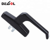 Accesorios de aluminio manija negra para puerta y ventana abatible