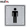 Letrero de puerta masculino y femenino