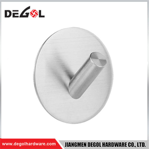HKS1202 Gancho para garaje de una sola capa, ganchos para colgar sombreros montados en la pared, gancho para bata