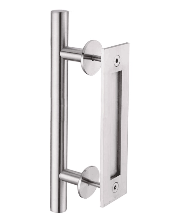Manija de puerta de palanca de acero inoxidable para puerta residencial