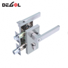 Cerradura de palanca ondulada para puerta, cerradura tubular Interior de níquel satinado, cerradura tubular, cerradura de manija de puerta de doble cara
