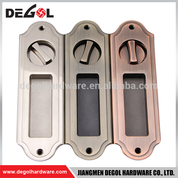 Cerradura de puerta corrediza de madera clásica cerradura de puerta corrediza de aleación de zinc cobre cobre latón antiguo