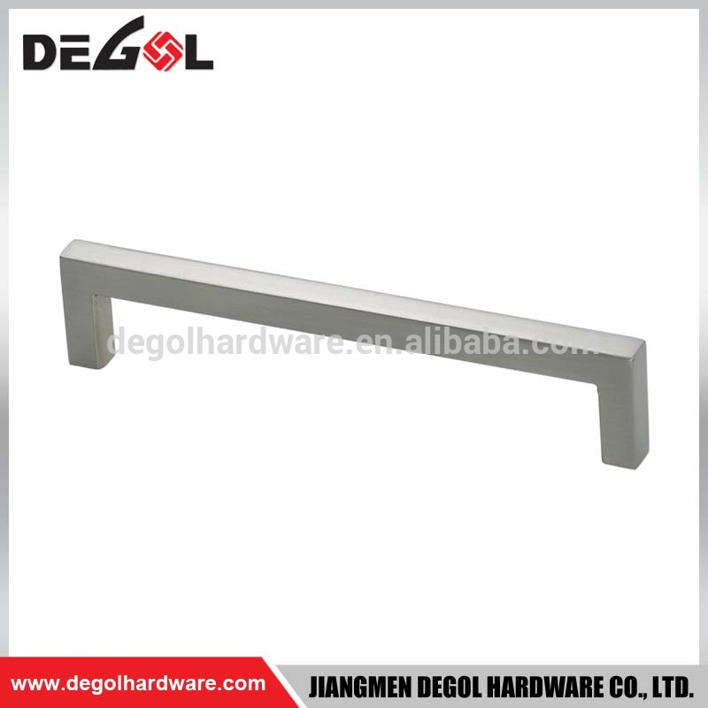 El gabinete de cocina elegante maneja el gabinete japonés largo de níquel