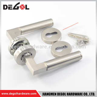 Venta caliente de acero inoxidable tipo palanca sólida perillas y manijas de las puertas