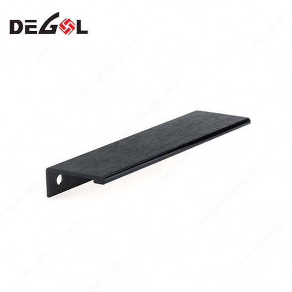 Nuevo tirador de cajón de borde de aluminio extruido para puerta