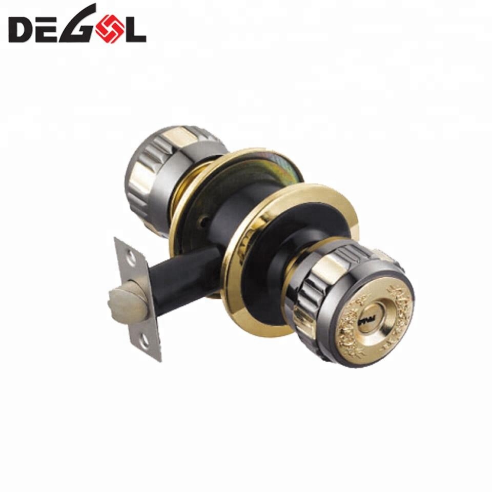 Cerradura de puerta antirrobo con acabado de acero inoxidable