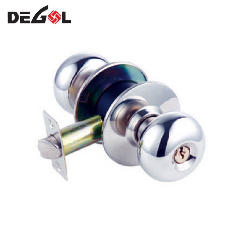 Precio más bajo Cerradura cilíndrica de acero inoxidable 304 de alta calidad cerradura de perilla de doble cara